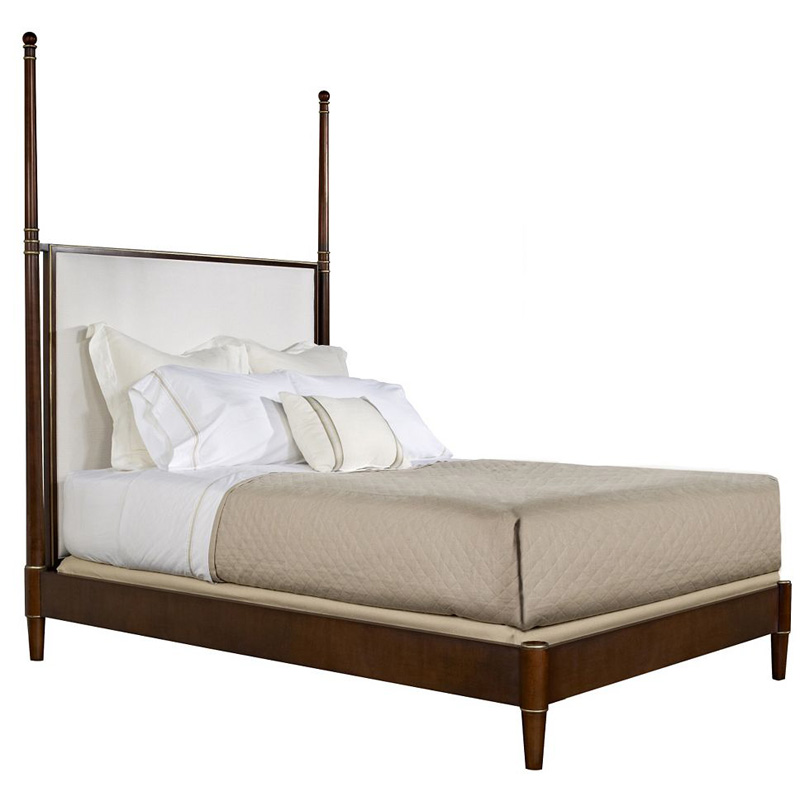 Hickory Chair HC5161-16 Alexa Hampton Tompkins Upholstered Bed with Low Footboard Queen