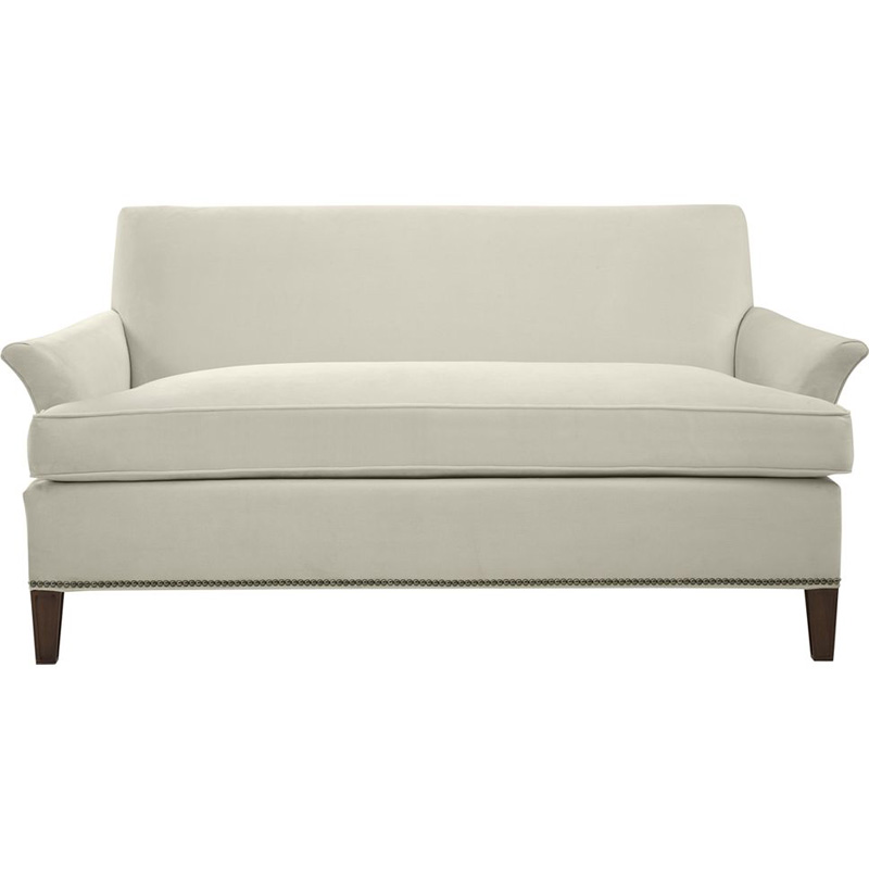 Hickory Chair 7606-62 Mariette Himes Gomez Flared Arm Loveseat
