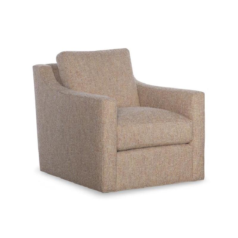 Highland House 1594LP Highland House Upholstery Sutton Low Profile Swivel Chair
