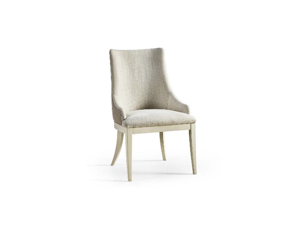 Jonathan Charles 496124-PEW-F061  Aurora Upholstered Side Chair