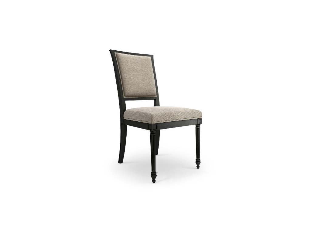 Jonathan Charles 496125-ENO-F062  Flare Uph. Side Chair Flared Top