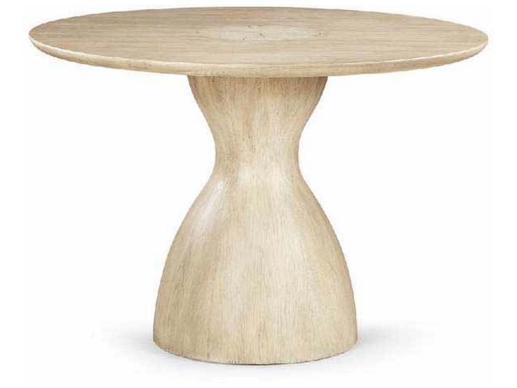 Jonathan Charles 001-2-D00-WWK Water Seamount Oak Pedistal Table with Wood Top