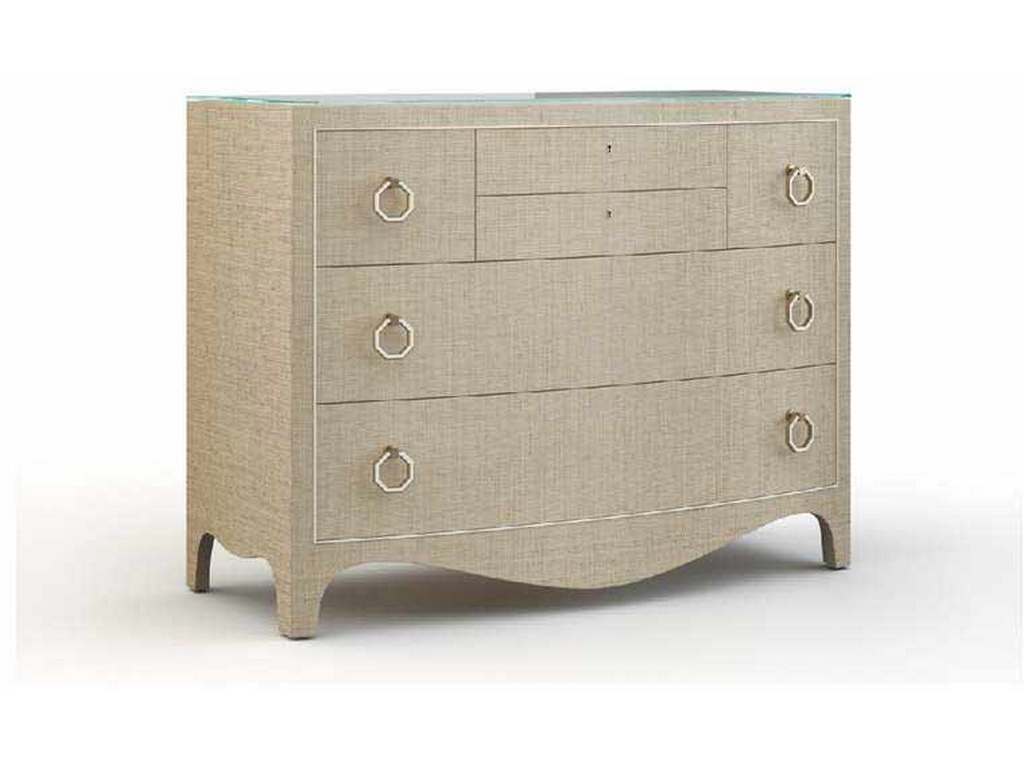 Jonathan Charles 001-1-940-LFX Water Cotidal Accent Nightstand Hall Chest