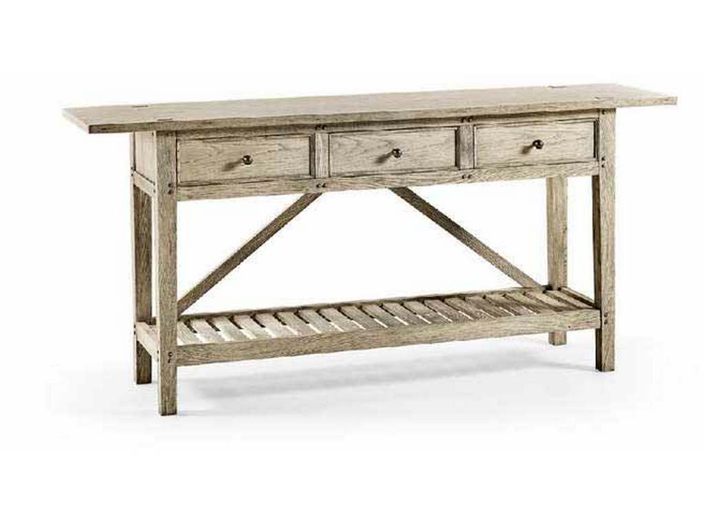 Jonathan Charles 003-3-AT0-BLC Timeless Inclination Rustic French Credenza
