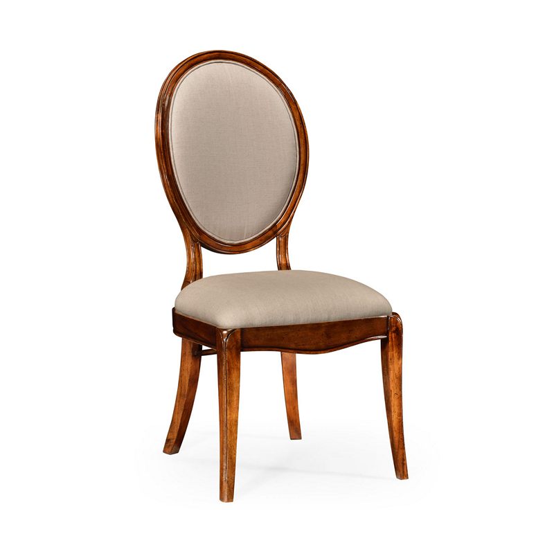 Jonathan Charles 492789 Windsor Spoon Back Upholstered Dining Chair Side