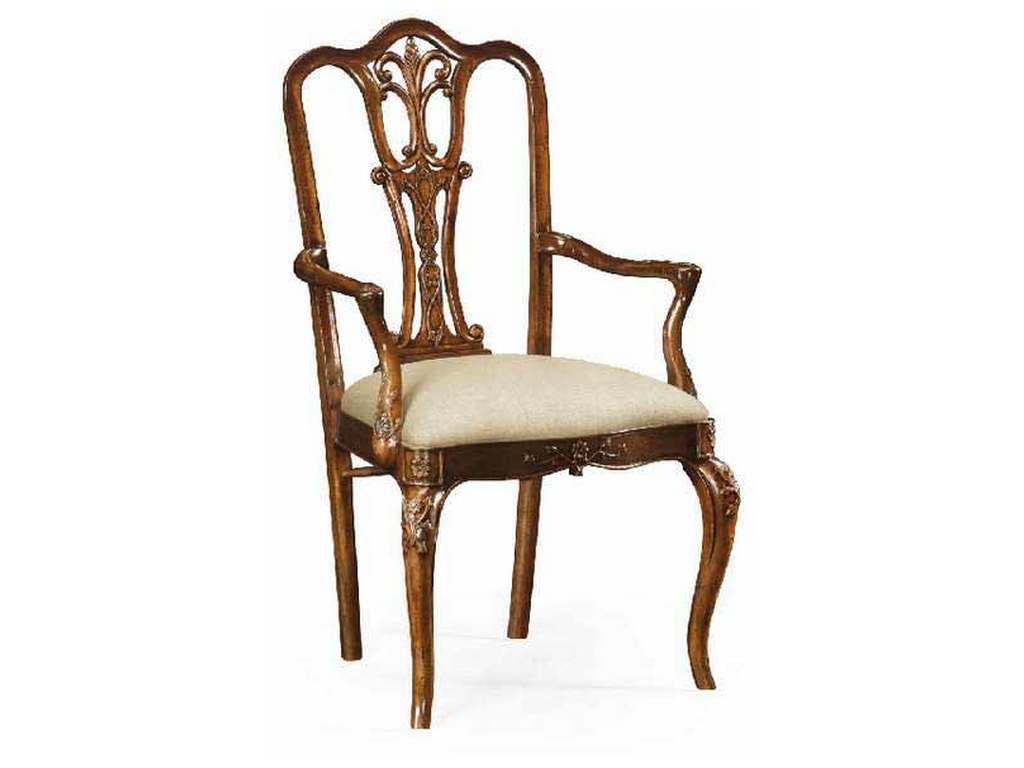 Jonathan Charles 492476-AC-MAH-F001 Buckingham Mahogany 18th century style dining chair Arm