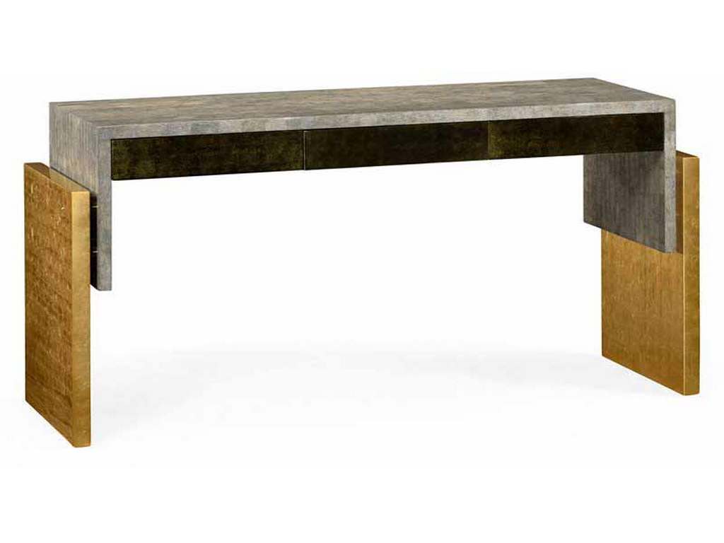 Jonathan Charles 495534-BLB Modern Accents Rectangular Console Table with Drawers