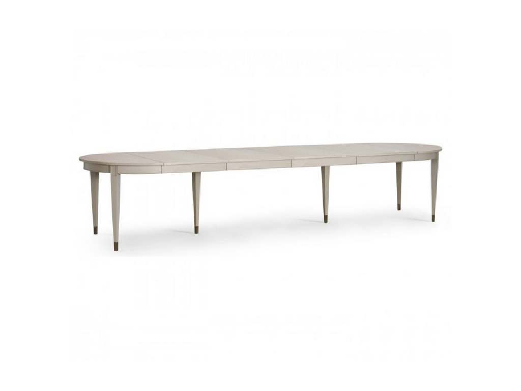 Jonathan Charles 496095-140L-PEW Timeless Synodic Swedish Dining Table