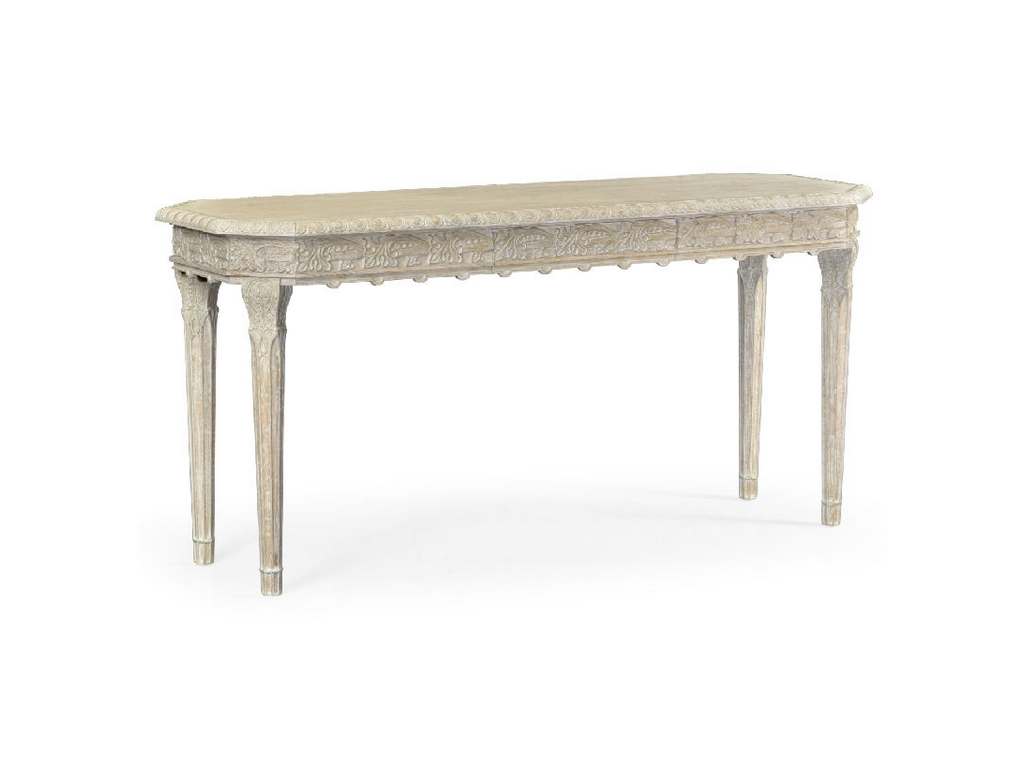 Jonathan Charles 530210-VWO William Yeoward Collected Bellefontaine Venetian White Oak Console Table