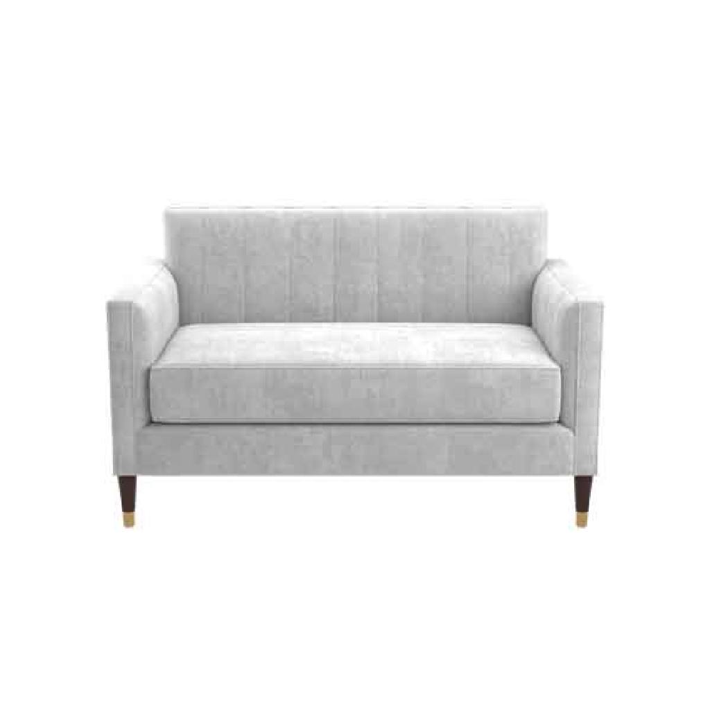Kellex HC09620-15RS Ginger Settee With Ferrules And Removable Seating