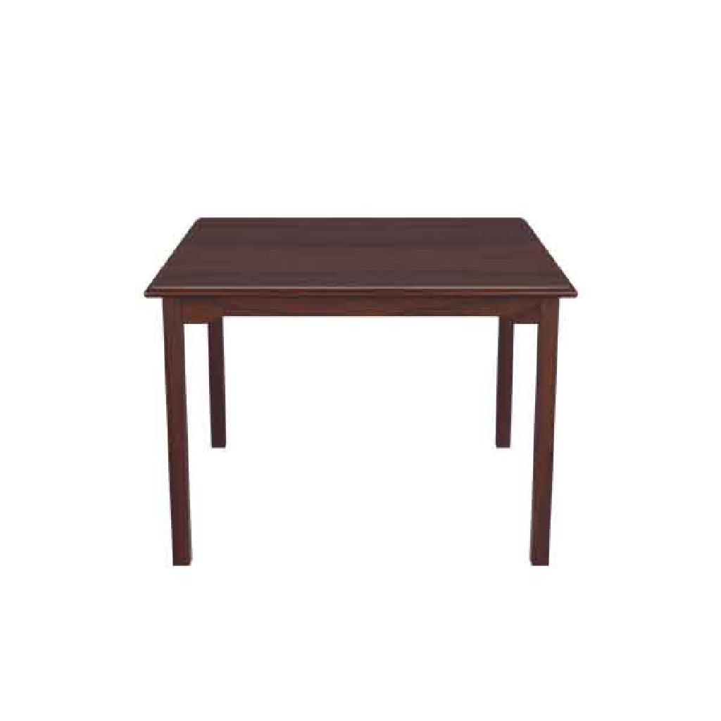 Kellex HC30612 Wood Table 42 inch x 42 inch Square with Wood Straight Legs No Ferrules Shipped Kd