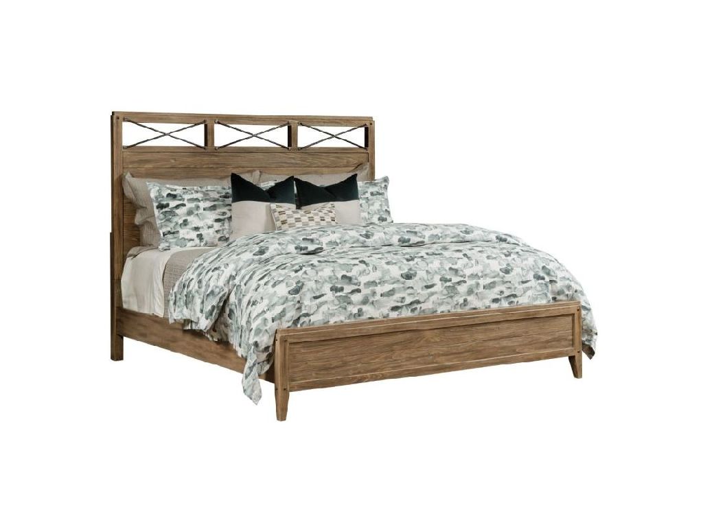 Kincaid 944-306P Modern Forge Jackson Panel Queen Bed Complete