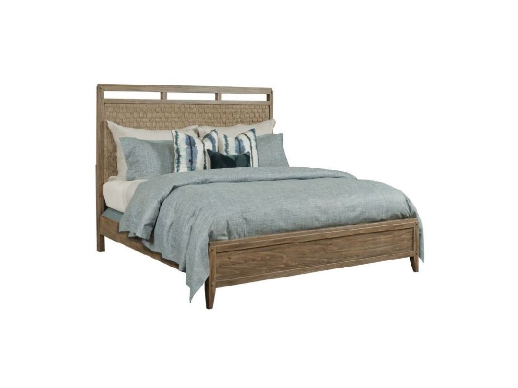 Kincaid 944-326P Modern Forge Linden Panel King Bed Complete