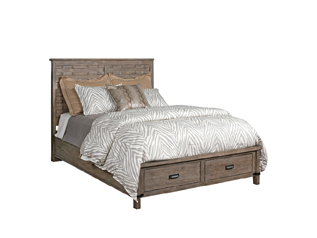 Kincaid 59-138p Foundry Queen Panel Bed with Storage Footboard
