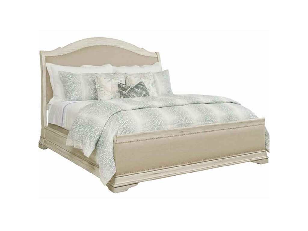 Kincaid 020-327P Selwyn Kelly Upholstered Sleigh California King Bed Complete