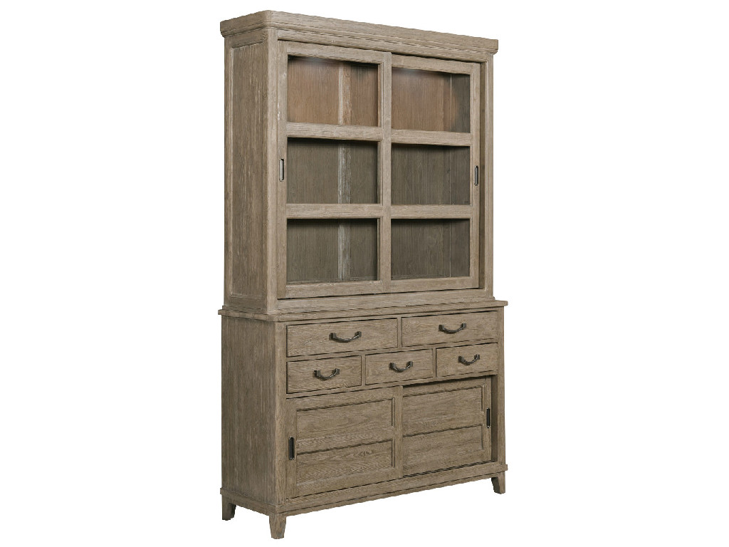 Kincaid 025-830P Urban Cottage Pierson Display Cabinet Complete