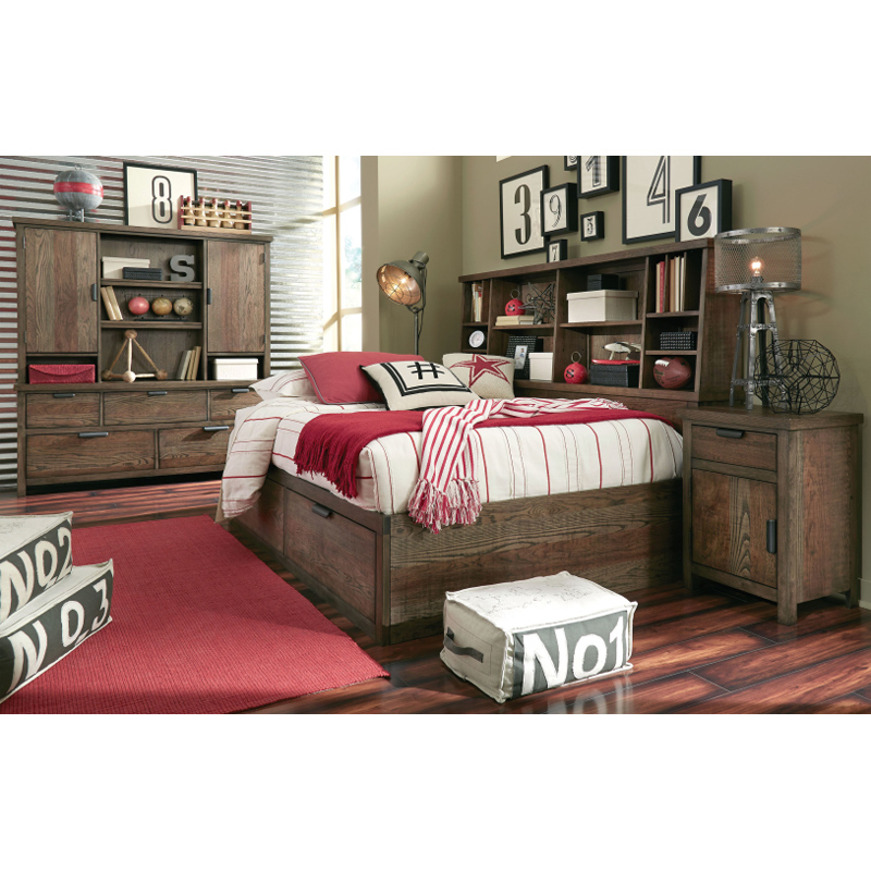 Legacy Classic Kids 5900-5504K Fulton County Bookcase Lounge Bed Full