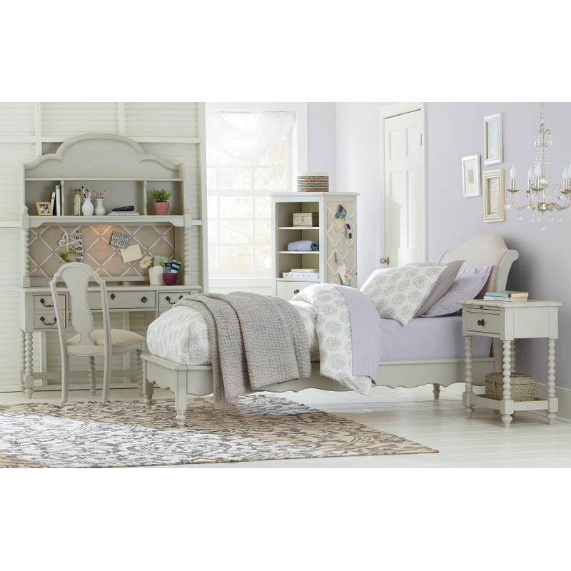Legacy Classic Kids 3830-4803K, 3830-4803, 3830-4911 Inspirations by Wendy Bellissimo Morning Mist Avalon Platform Bed Twin