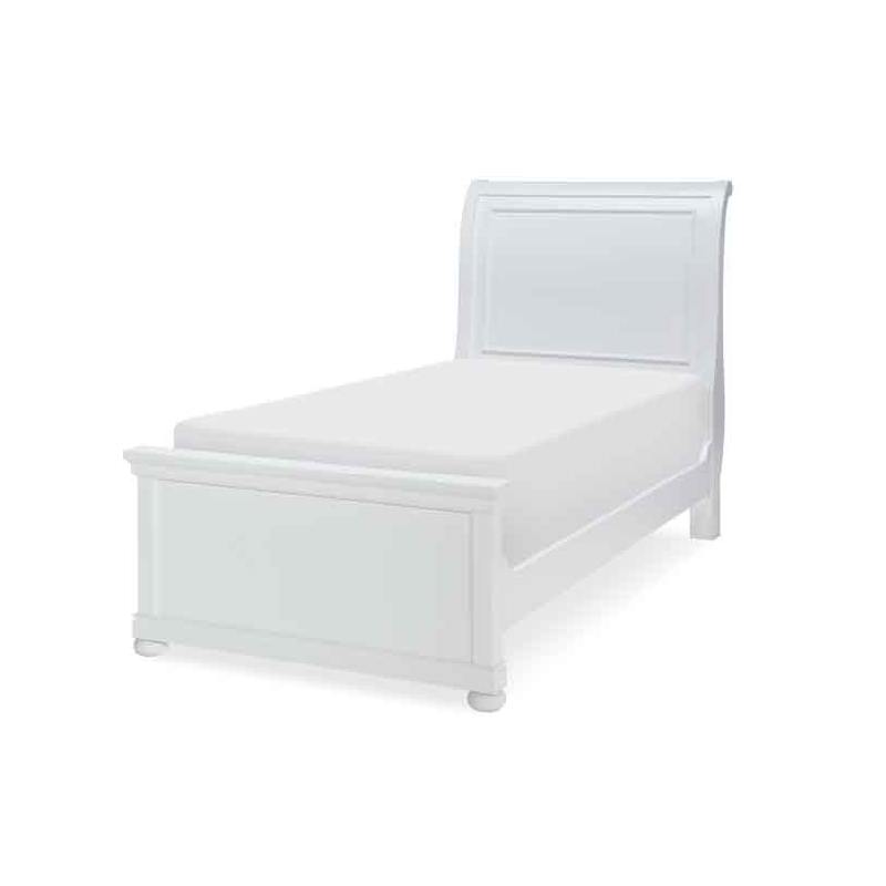 Legacy Classic Kids 9815-4303K 9815-4303 9815-4113 9815-4910 Canterbury White Complete Sleigh Bed Twin