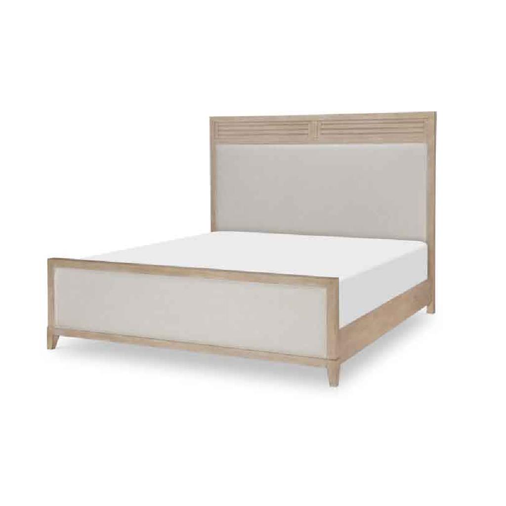 Legacy Classic 1310-4205K Edgewater Soft Sand Upholstered Bed Queen