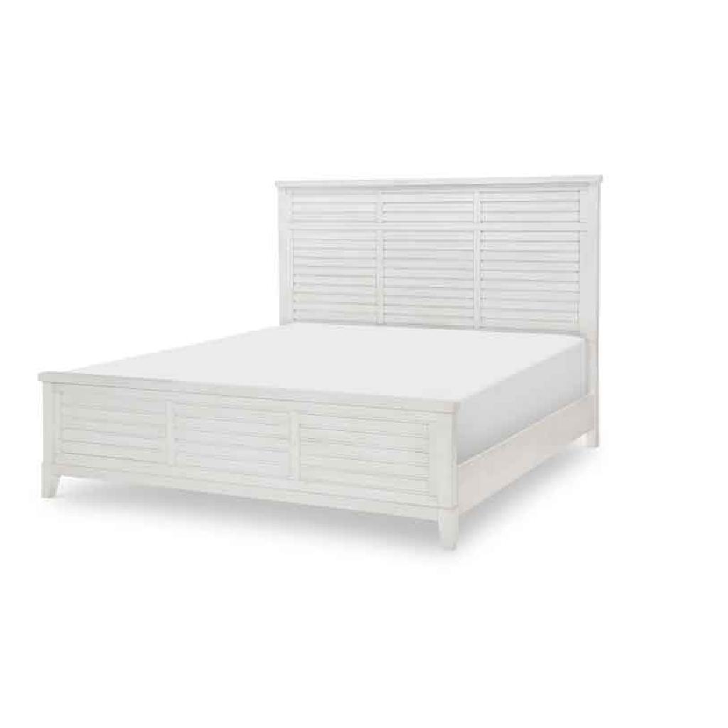 Legacy Classic 1313-4105K 1313-4105 1313-4115 1313-4901 Edgewater Sand Dollar White Panel Bed Queen
