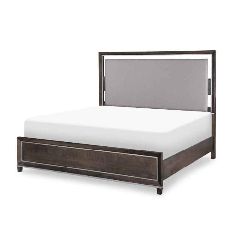 Legacy Classic 0460-4205K Counter Point Upholstered Panel Bed Queen