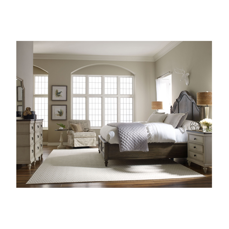 Legacy Classic 6400-4126K 6400-4106 6400-4126 6400-4904 Brookhaven Panel Bed with Storage Footboard
