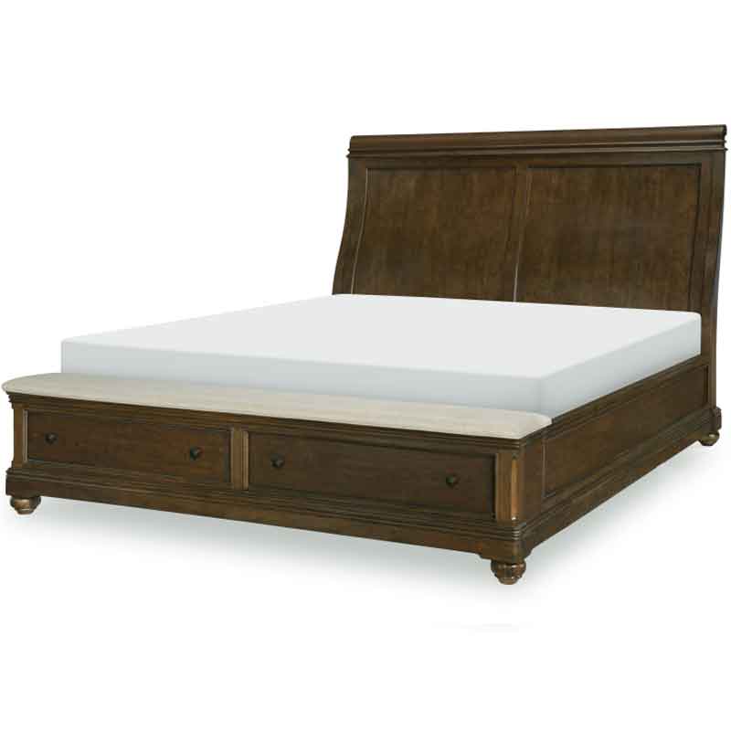 Legacy Classic 9422-4336K 9422-4306 9422-4336 9422-4904 Coventry Sleigh Bed with Storage Ftbd King