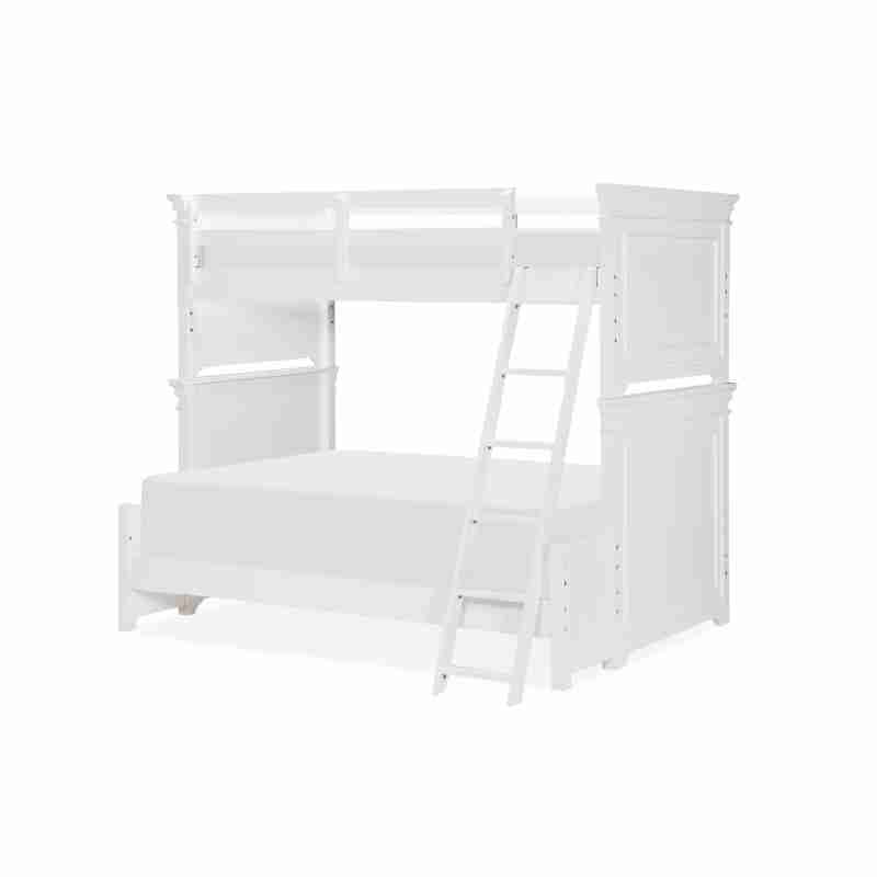 Legacy Classic Kids 9815-8140K 9815-8110 9815-8120 9815-8130 9815-8140 N888-4924 Canterbury White Twin Over Full Bunk Bed