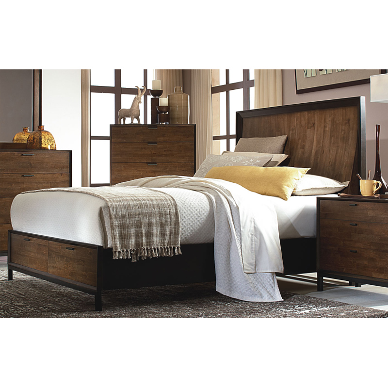 Legacy Classic 3600-4107SK Kateri Curved Panel Storage Bed CA King