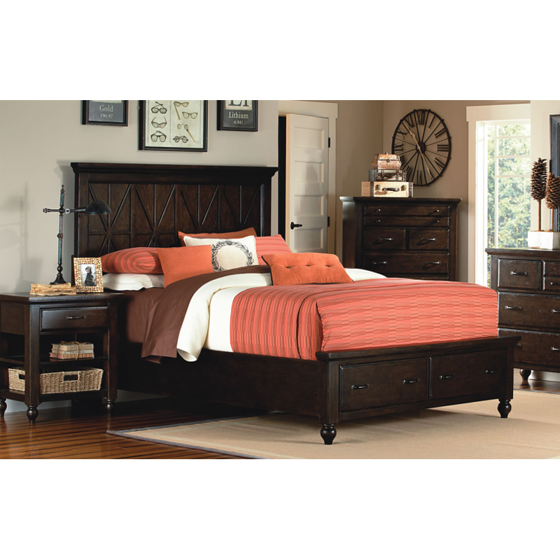 Legacy Classic 3700-4106SK Thatcher Panel Storage Bed King