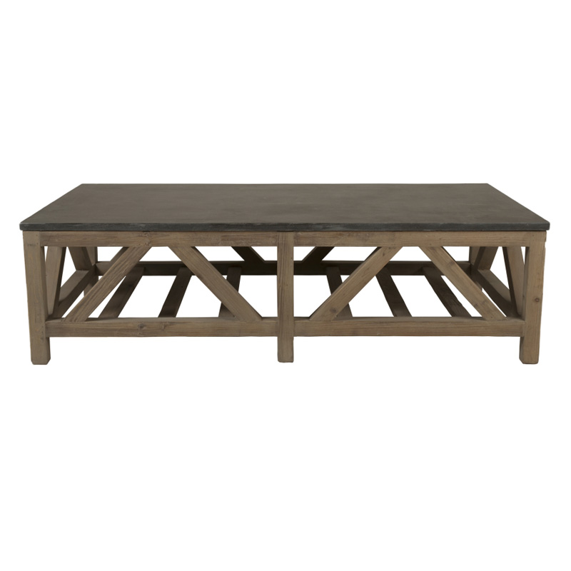 Essentials For Living 8022 Bella Antique Blue Stone Coffee Table
