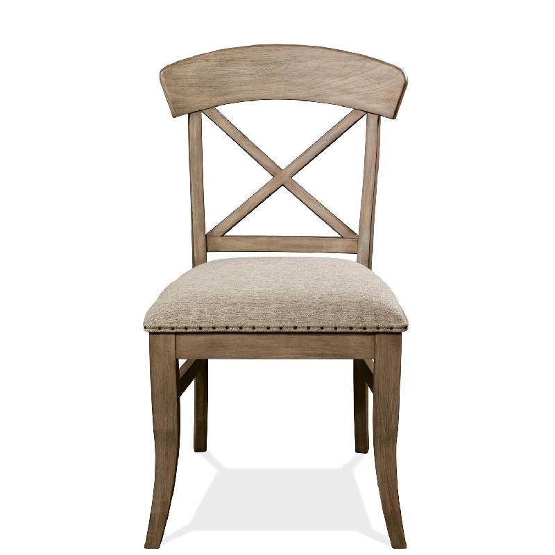 Riverside 58956 Southport X Back Upholstered Side Chair