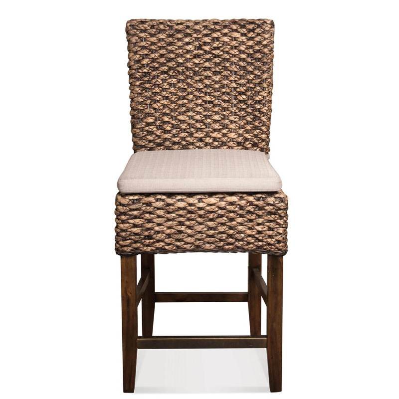 Riverside 36967 Mix N Match Woven Leaf Counter Stool