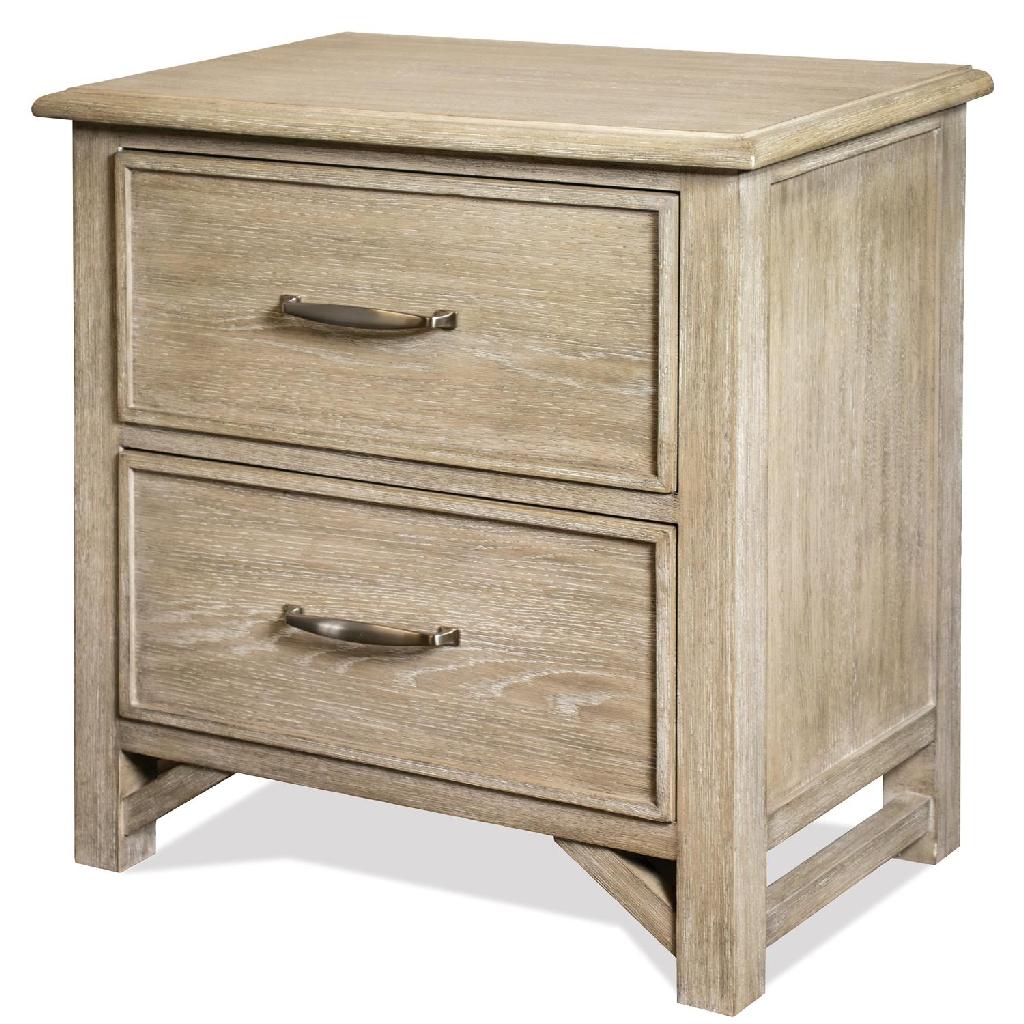 Riverside 28469 Talford Natural Two Drawer Nightstand