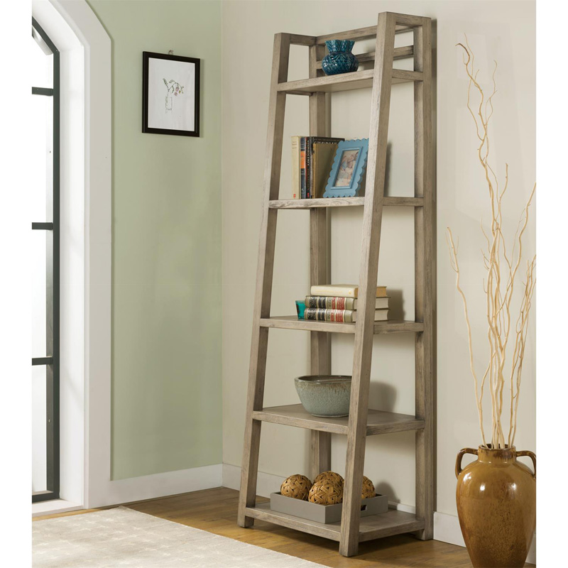 Riverside 28138 Perspectives Leaning Bookcase
