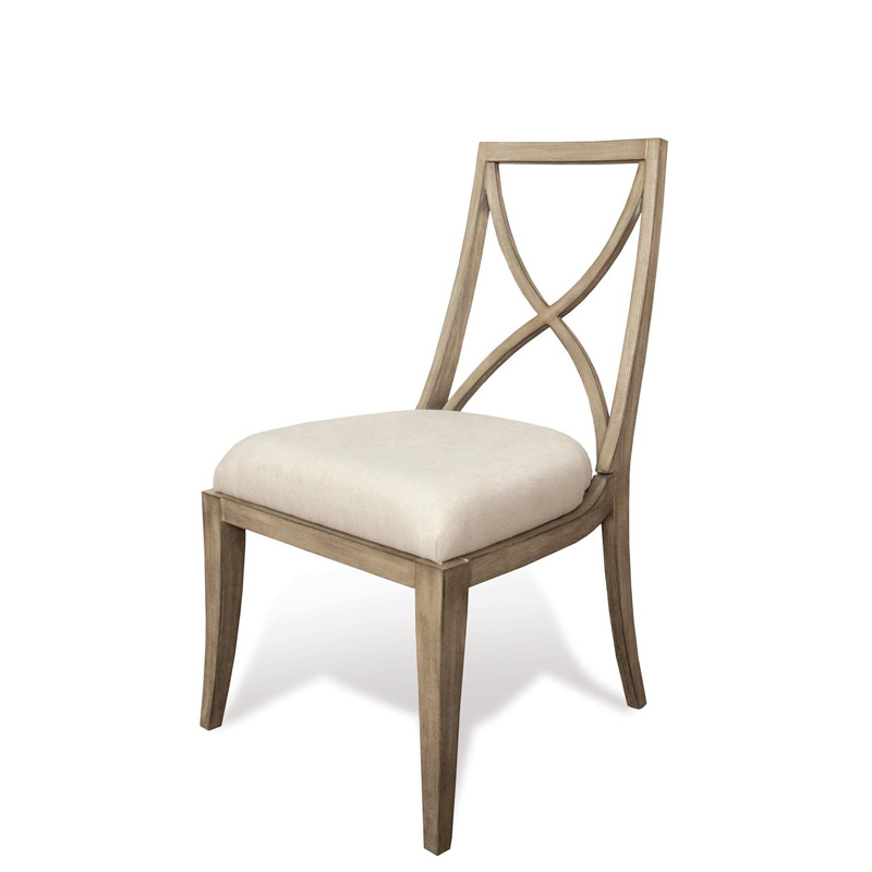 Riverside 50357 Sophie X Back Upholstered Side Chair