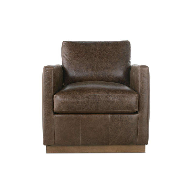 Robin Bruce Allie-L-016 Allie Leather Swivel Chair