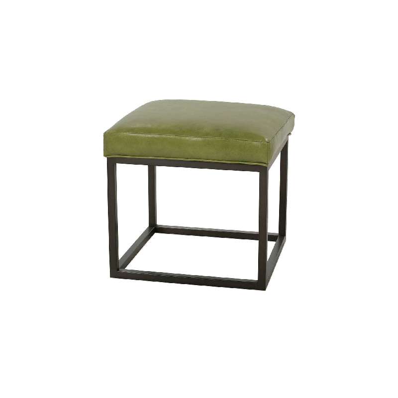 Rowe N980-L-005 Percy Leather Ottoman Rubbed Bronze