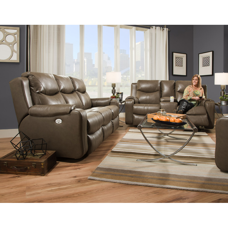 Southern Motion 881 Motion Sofas Marvel Leather Sofa