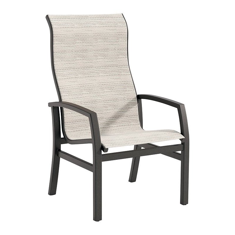 Tropitone 162001 Muirlands Sling High Back Dining Chair