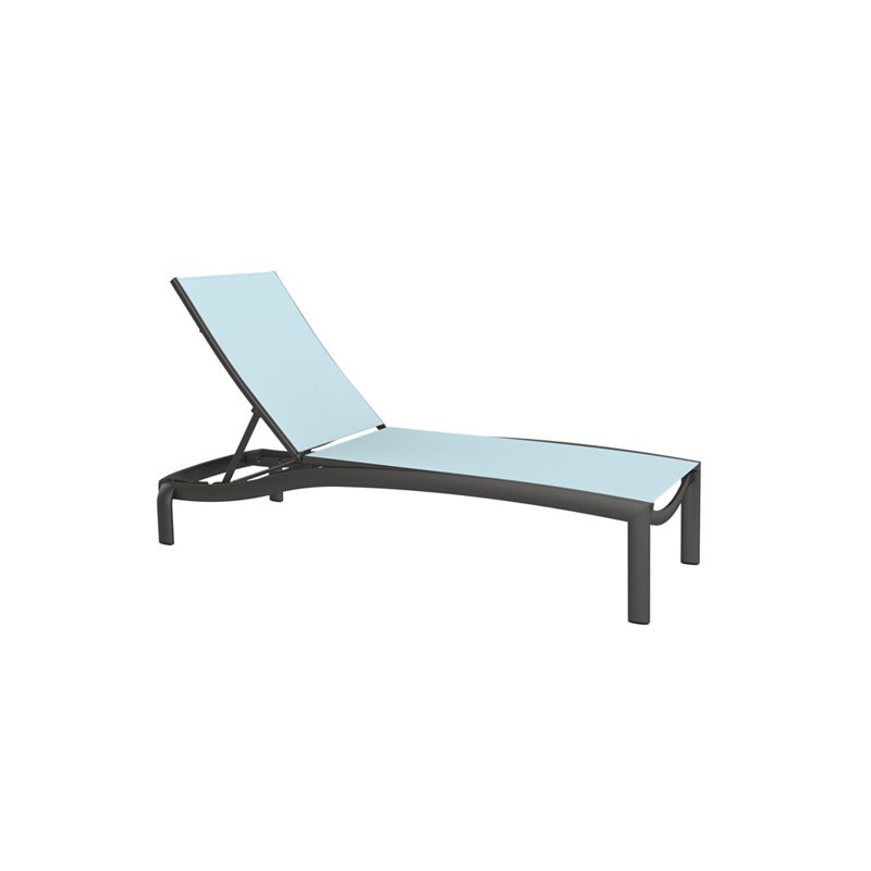 Tropitone 891533 KOR Relaxed Sling Armless Chaise Lounge