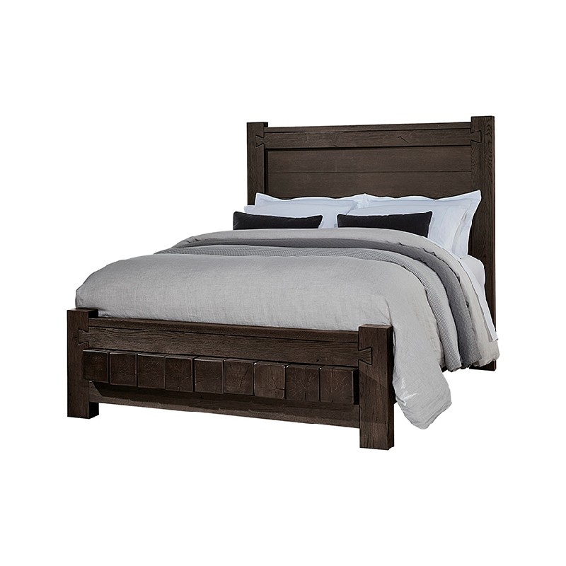 Vaughan Bassett 750-558-155 Dovetail King Poster Bed with 6x6 Footboard