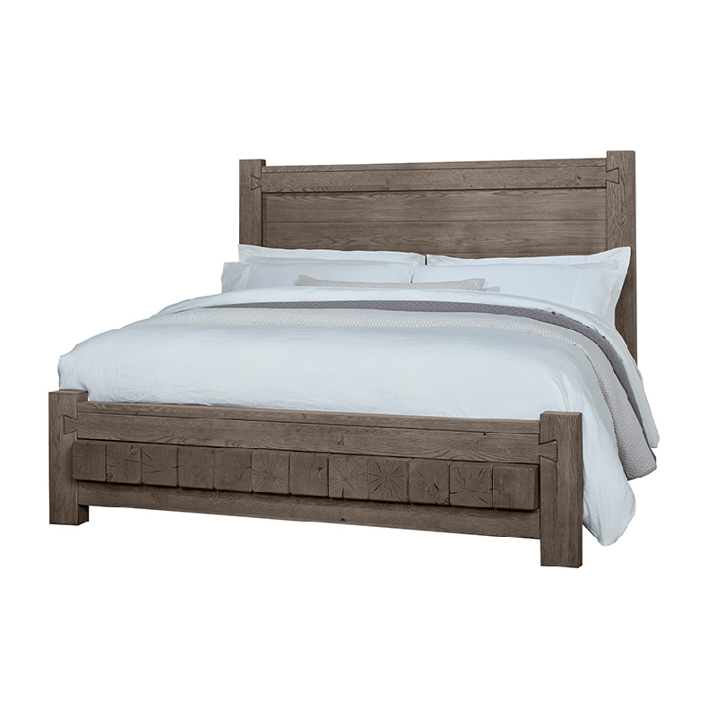Vaughan Bassett 751-668-166 Dovetail Queen Poster Bed with 6x6 Footboard