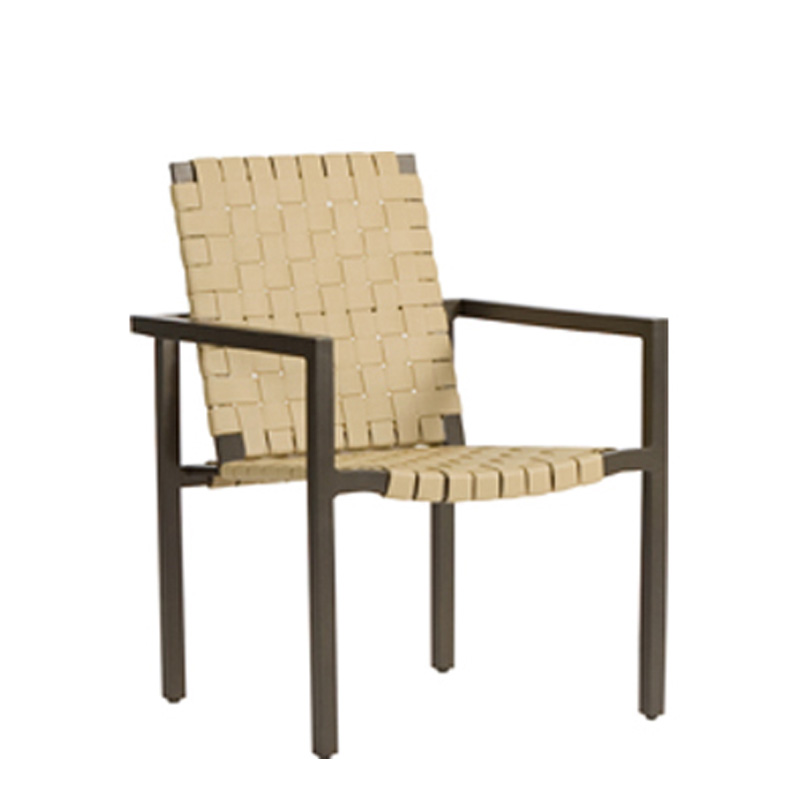 Woodard 3K0401 Salona Strap by Joe Ruggiero Dining Arm Chair