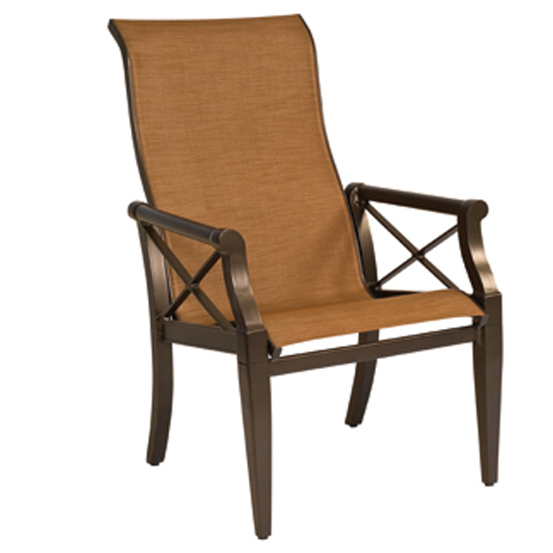 Woodard 3Q0425 Andover Sling High Back Dining Chair