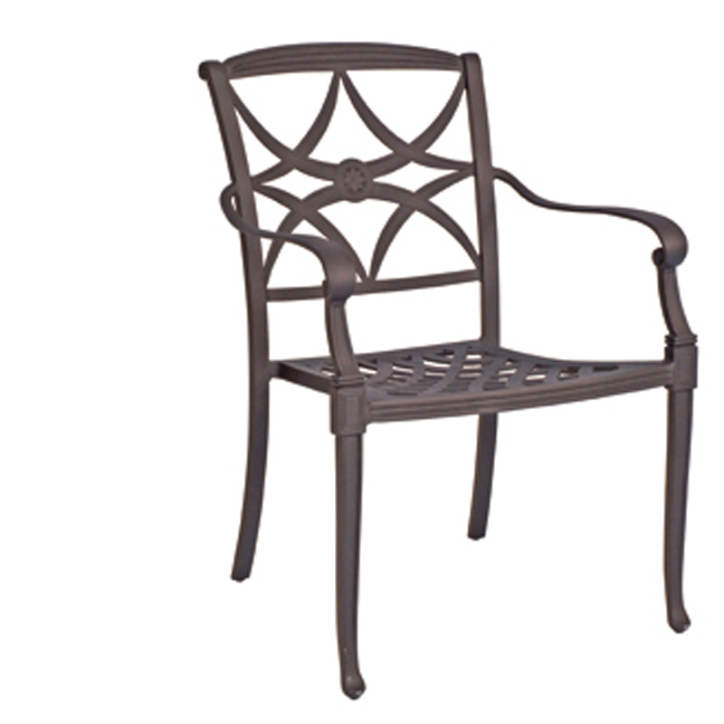 Woodard 4Q0417 Wiltshire Dining Arm Chair Stackable