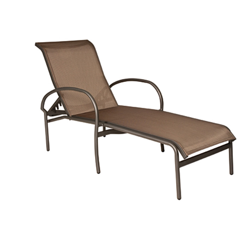 Woodard 6A0470 Rivington Sling Adjustable Chaise Lounge Stackable