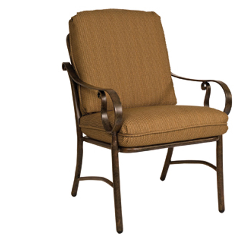 Woodard 8P0401 Ridgecrest Cushion Dining Arm Chair