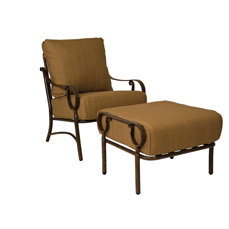 Woodard 8P0406 Ridgecrest Cushion Stationary Lounge Chair